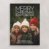 Moderne feestdag - Vrolijk kerstfeest - Volledige Feestdagenkaart