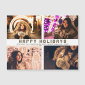 Moderne Feestdagen 4 Magnetische fotocollage (Voorkant)