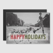 MODERNE FEESTDAGEN | HOLIDAIRE FOTOKAART (Voorkant / Achterkant)