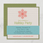 Moderne feestdagen kaart (Voorkant / Achterkant)