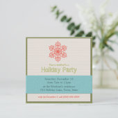 Moderne feestdagen kaart (Staand voorkant)