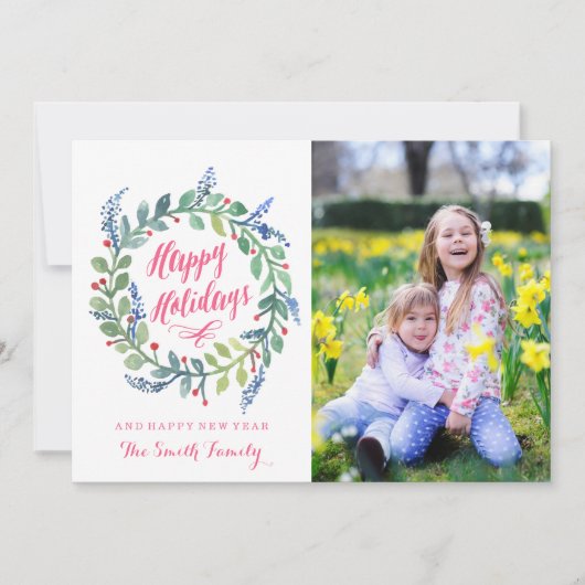 Moderne Feestdagen | PRETTIGE FEESTDAGEN Feestdagenkaart (Voorkant)