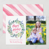 Moderne Feestdagen | PRETTIGE FEESTDAGEN Feestdagenkaart (Voorkant / Achterkant)