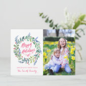 Moderne Feestdagen | PRETTIGE FEESTDAGEN Feestdagenkaart (Staand voorkant)