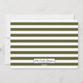 Moderne Feestdagen | Vakantieknopkaart Feestdagenkaart (Achterkant)