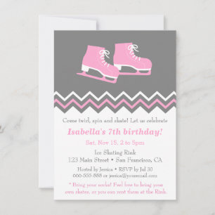 Moderne feestdagen voor ijsschaatsen kaart