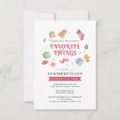 Moderne Feestdagen voor kerstmis Kaart (Voorkant)