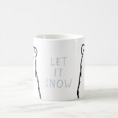 Moderne Feestdagen Winter Polar Beer Aangepast Koffiemok (Center)