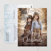 Moderne feestelijke feestelijke feestelijke feeste briefkaart (Voorkant / Achterkant)