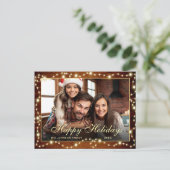 Moderne feestelijke feestelijke feestelijke feeste briefkaart (Staand voorkant)