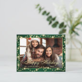 Moderne feestelijke feestelijke feestelijke feeste briefkaart (Staand voorkant)