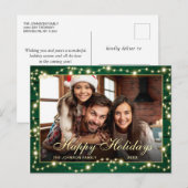 Moderne feestelijke feestelijke feestelijke feeste briefkaart (Voorkant / Achterkant)