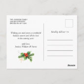 Moderne feestelijke feestelijke feestelijke feeste briefkaart (Achterkant)