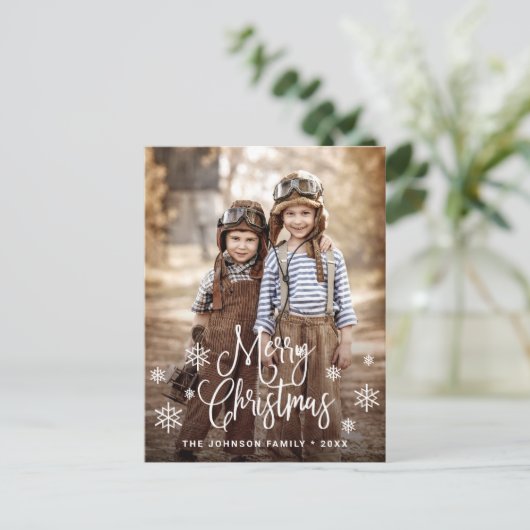 Moderne feestelijke feestelijke feestelijke feeste briefkaart (Staand voorkant)