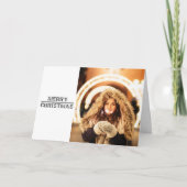 Moderne feestelijke kerstfeestdag fotokaart feestdagen kaart (Voorkant)