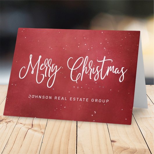 Moderne feestelijke kerstkerst feestdagen kaart