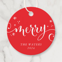 MODERNE feestelijke leuke kalligrafie sprankelt ro Bedankjes Labels