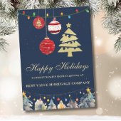 Moderne Feestelijke Logo Website Zakelijke Vakanti Feestdagenkaart