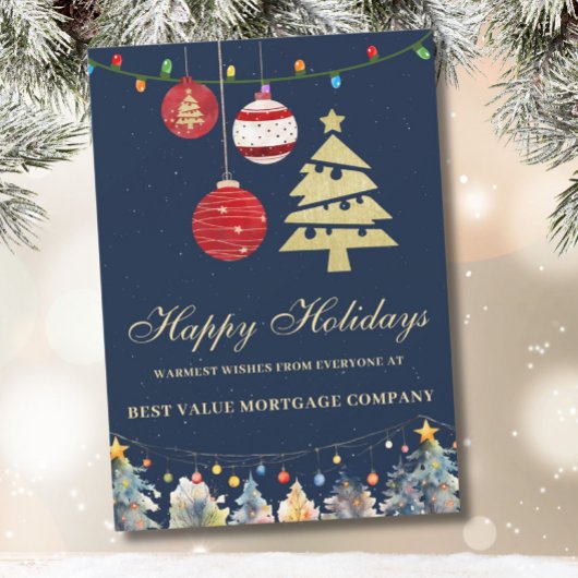 Moderne Feestelijke Logo Website Zakelijke Vakanti Feestdagenkaart