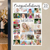 Moderne Felicitaties Afgestudeerde 23 Foto Collage Poster