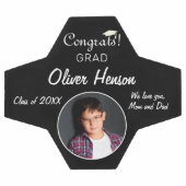 Moderne Felicitaties Afstudeerders Afstudeerfoto Voetbal (Enkel)