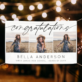Moderne Felicitaties Afstudeerscript 3 Foto Spandoek