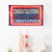Moderne Felicitaties Afstuderen Spandoek (Insitu)