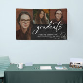 Moderne felicitaties Foto Afstuderen Party Ban Spandoek (Beurs)