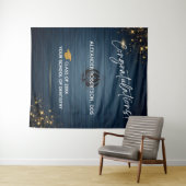 Moderne Felicitaties Tandarts Afstuderen Wandkleed (In Situ (horizontaal))