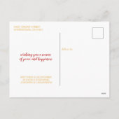 Moderne Feliz Navidad Gold Foil Swash vakantiefoto Feestdagenkaart (Achterkant)