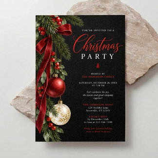 Moderne Festive Groene Kerstvakantie Kerstfeest Kaart