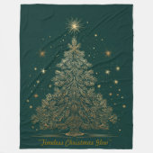 “Moderne Festive Luxe” Fleece Deken (Voorkant)
