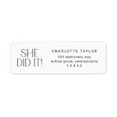 Moderne fete | Minimaal deed ze het Afstuderen ter Etiket (Voorkant)