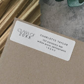 Moderne fete | Minimale Class Year Afstuderen Retu Etiket