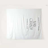 Moderne Fete Yay Afstudeerder Afstuderen foto acht Wandkleed (Voorkant (horizontaal))