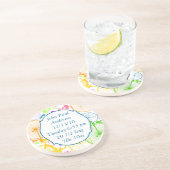  moderne fiets kleurrijke Onderzetters (Zijkant)