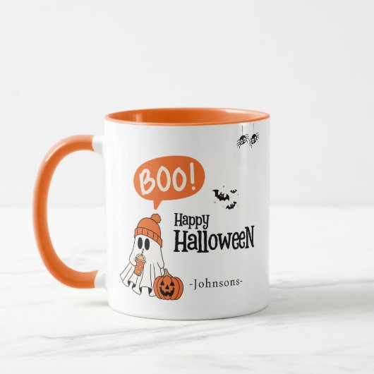 Moderne Fijne Halloween Mok (Links)