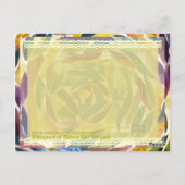 Moderne Fijne Kunst Glas Prentbriefkaart Briefkaart (Achterkant)