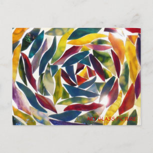Moderne Fijne Kunst Glas Prentkaart Briefkaart
