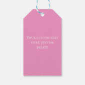 Moderne Fijne Valentijnsdag rode hart liefde Cadeaulabel (Achterkant)