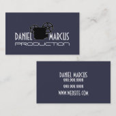 Moderne filmproducties, videograaf visitekaartje (Voorkant / Achterkant)