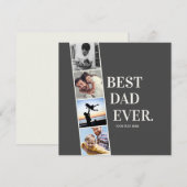 Moderne Filmstrip Beste vader ooit Foto Collage Ka (Voorkant / Achterkant)