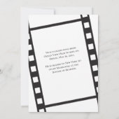 Moderne filmstrook foto afstudeer aankondiging (Achterkant)