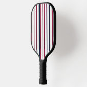 Moderne Fire & Triple Stripe Bold Minimalistische  Pickleball Paddle (Links)