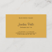 Moderne firma Elegant Minimalistische Sjabloon Visitekaartje (Achterkant)