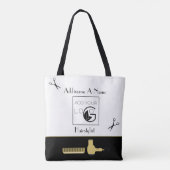 Moderne firma marketing business tot tote bag (Achterkant)