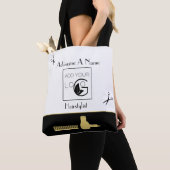 Moderne firma marketing business tot tote bag (Dichtbij)