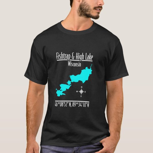 Moderne Fishtrap & High Lake - Wisconsin T-shirt (Voorkant)