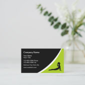 Moderne fitness Business Sjabloon Visitekaartje (Staand voorkant)