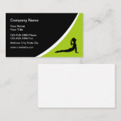 Moderne fitness Business Sjabloon Visitekaartje (Voorkant / Achterkant)